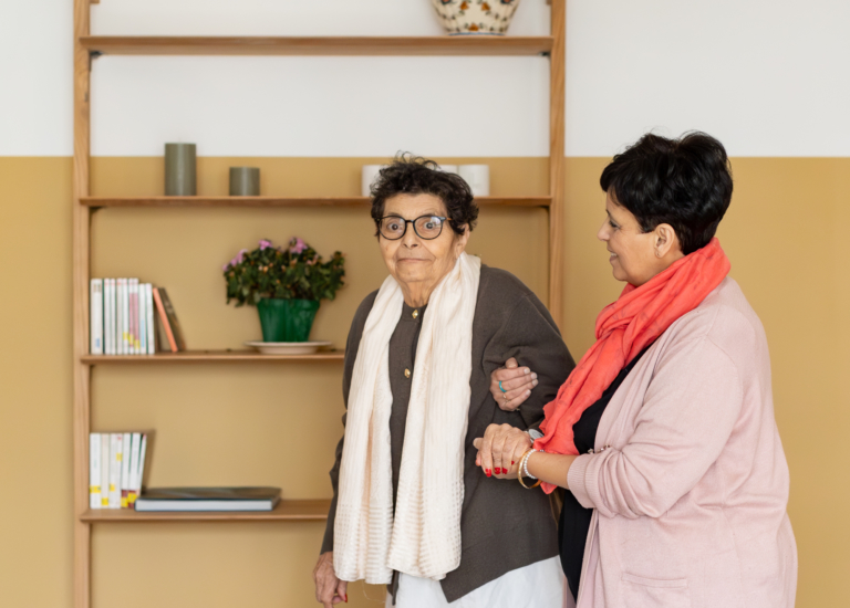 accompagnement par une auxiliaire de vie bienveillante