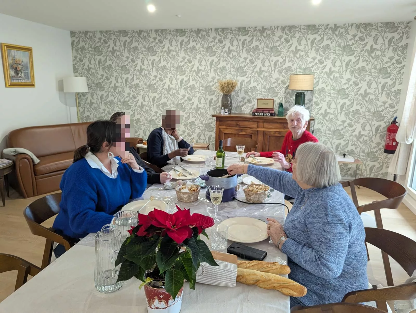 repas convivial à Sannois